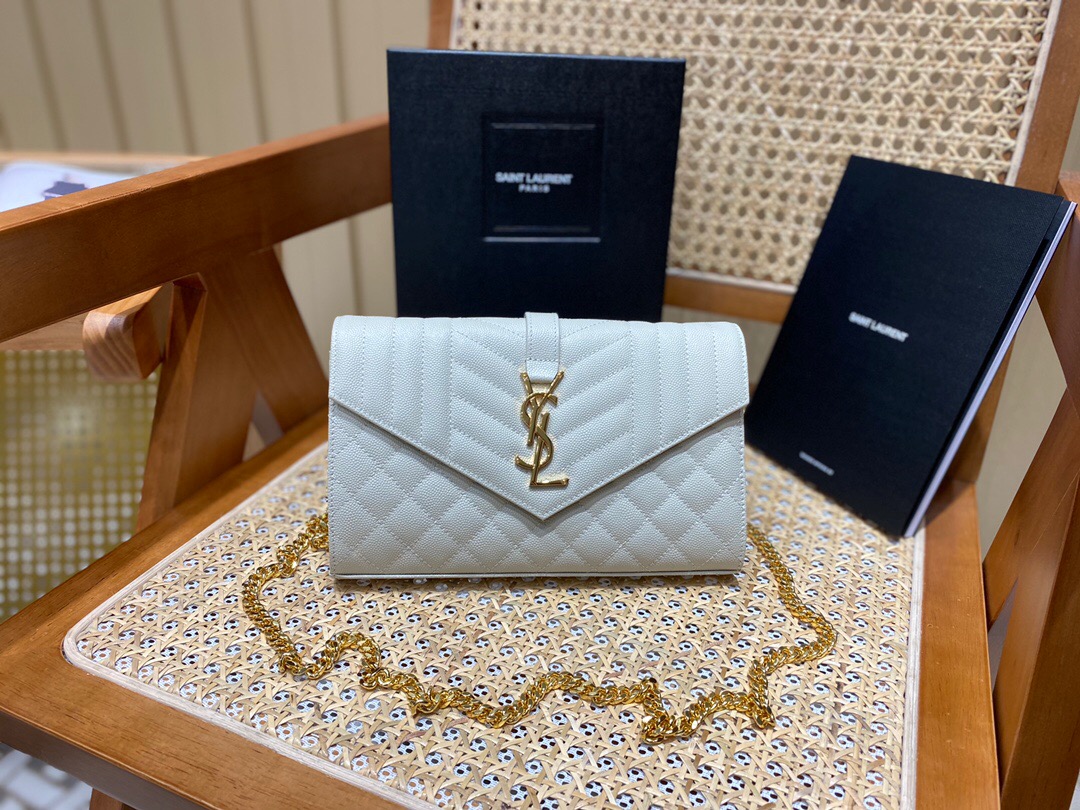 생로랑 모노그램 믹스 퀼팅 체인백 620280 BG-SL