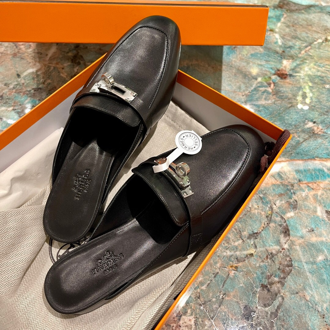 에르메스 2022 여성용 뮬 슬리퍼 WA608 S8