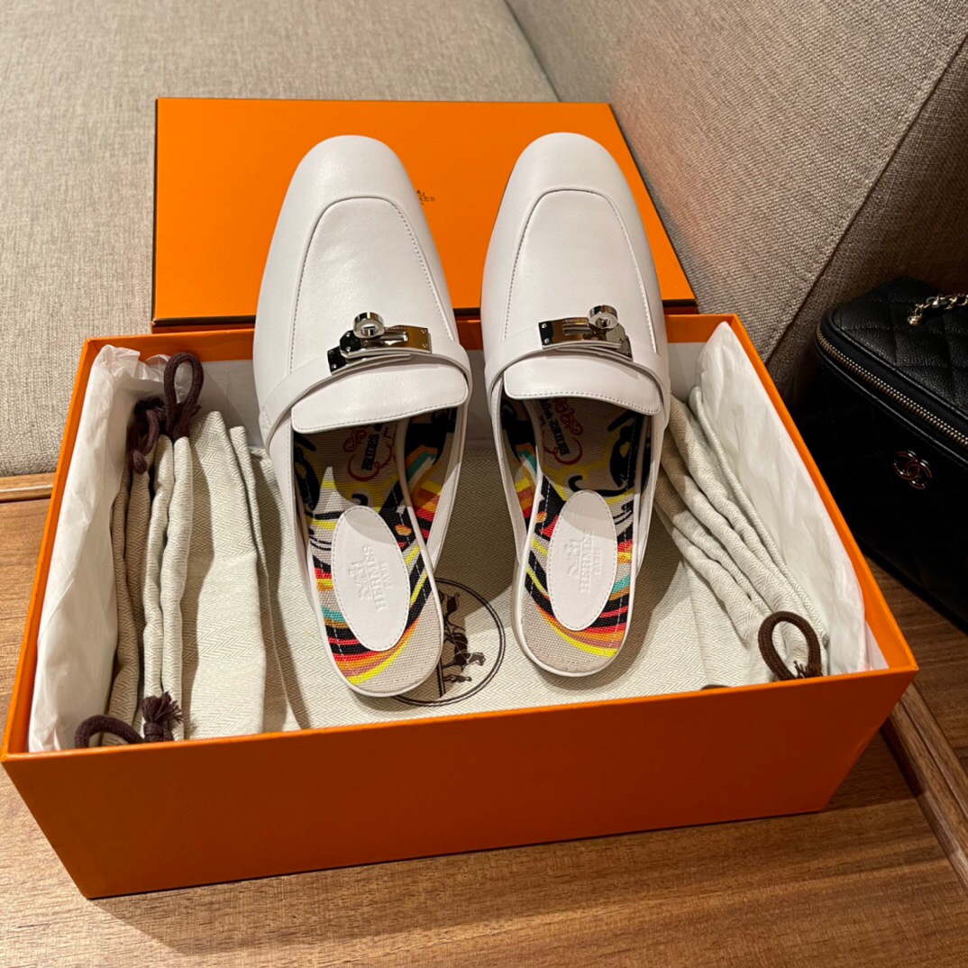 에르메스 2022 여성용 뮬 슬리퍼 WA612 S8