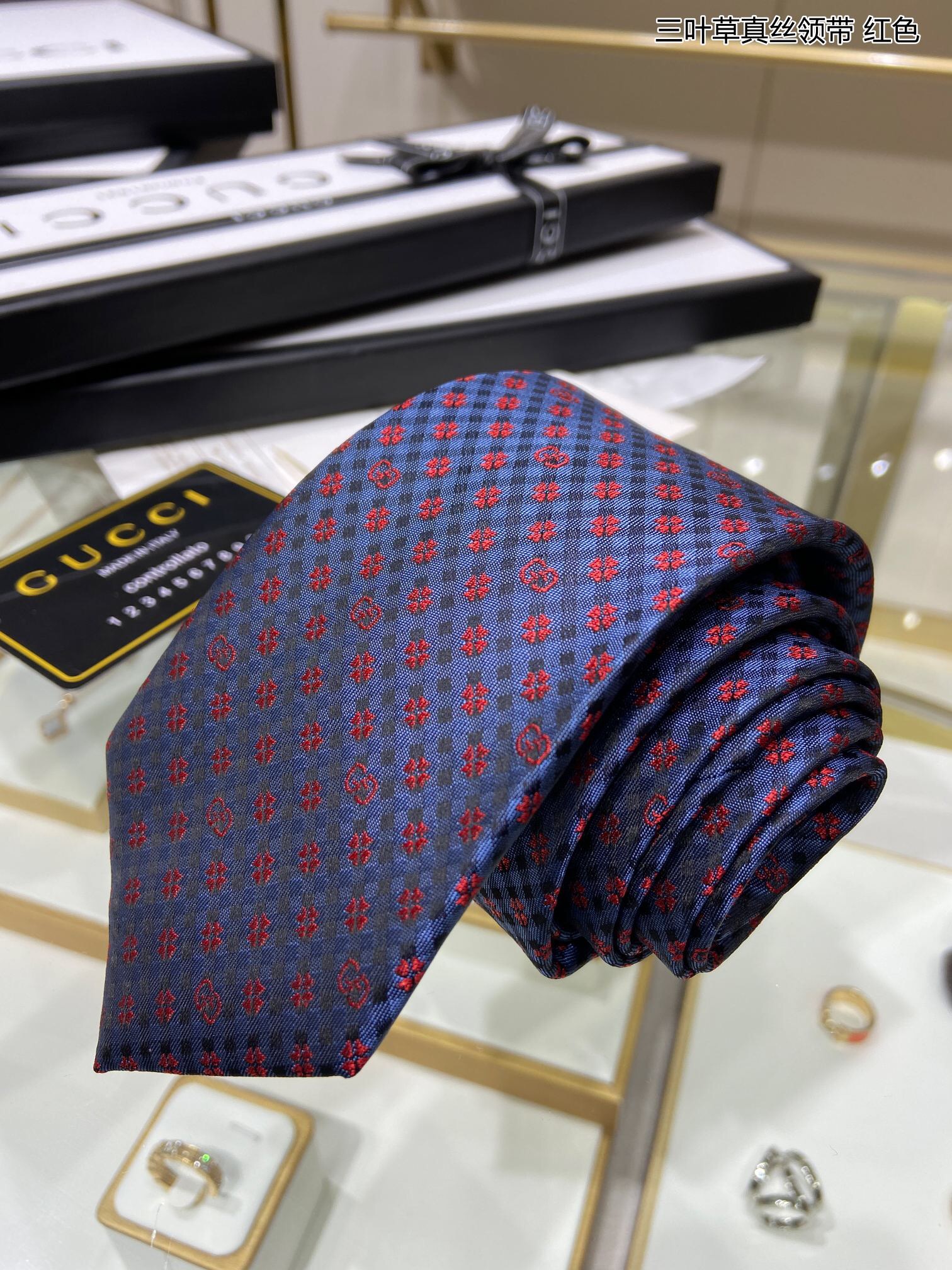 구찌 2022 남성용 넥타이 SN006 GT