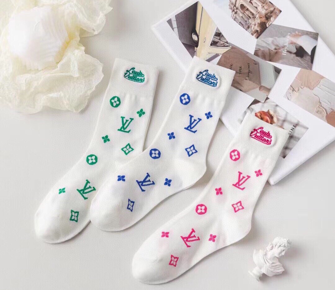 루이비통 2022 여성용 양말세트  SN024 GT