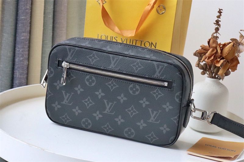 루이비통 카사이 클러치 다미에 에벤 캔버스 N41663 XL