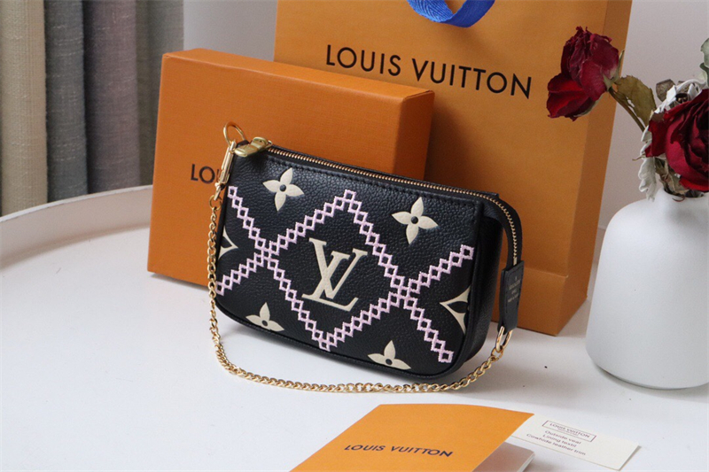 루이비통 포쉐트 악세수아 Mini 모노그램 앙프레뜨  M81140 XL