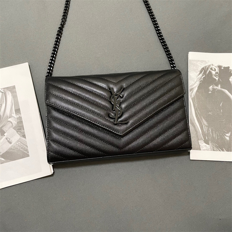 생로랑 모노그램 체인 숄더백 월렛 크로스백 377828 ZP