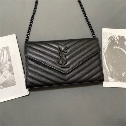 생로랑 모노그램 체인 숄더백 월렛 크로스백 377828 ZP