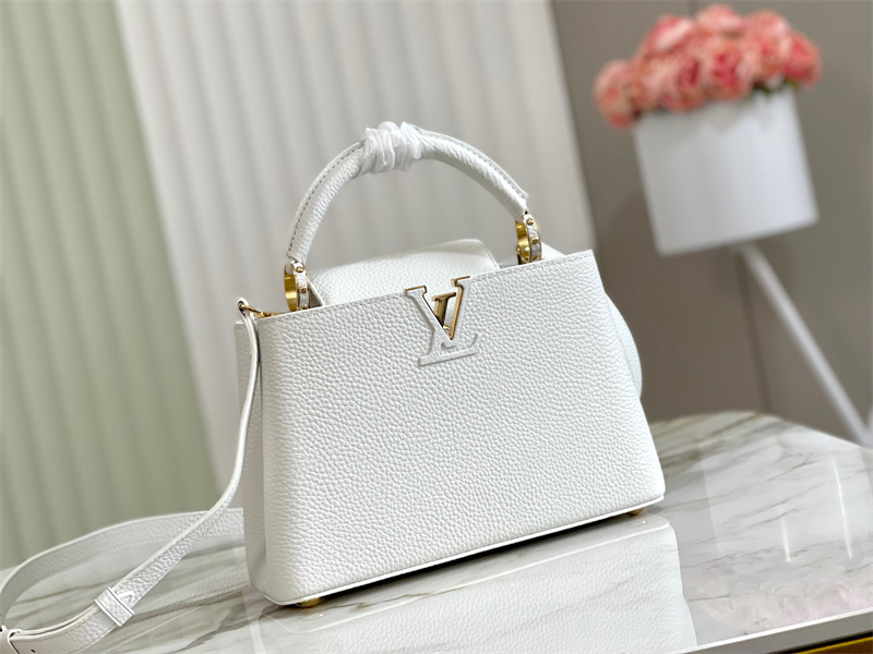 루이비통 카푸신 토트백 BB 화이트 M55832 GZ