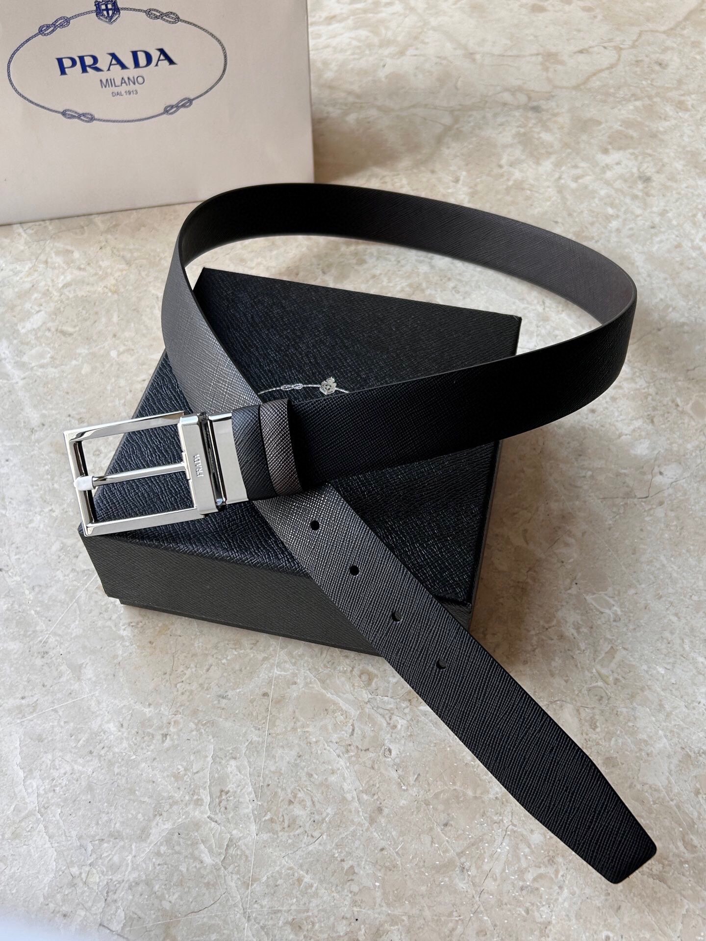 프라다 2023 남성용 벨트 PD028 GD