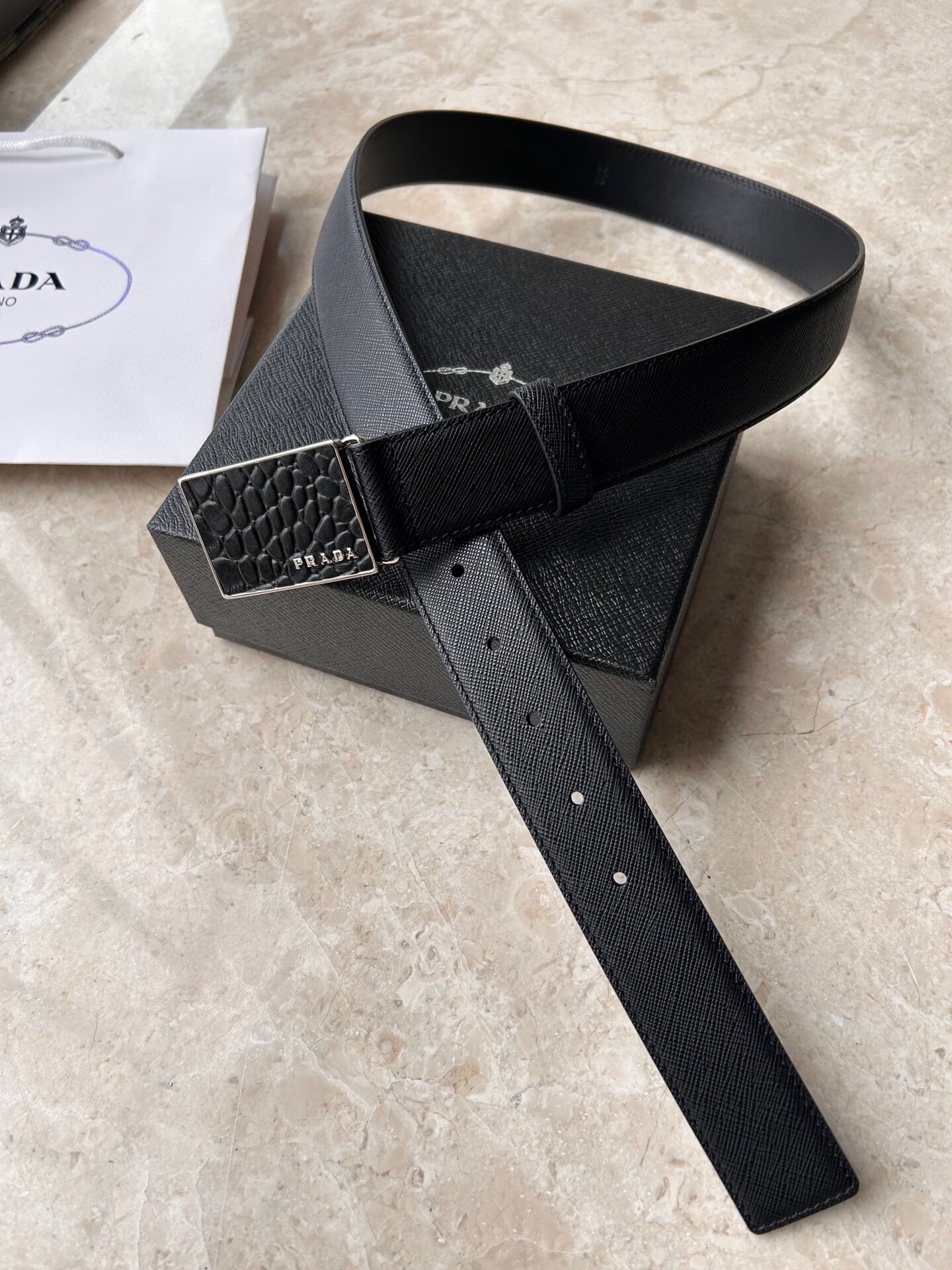 프라다 2023 남성용 벨트 PD038 GD