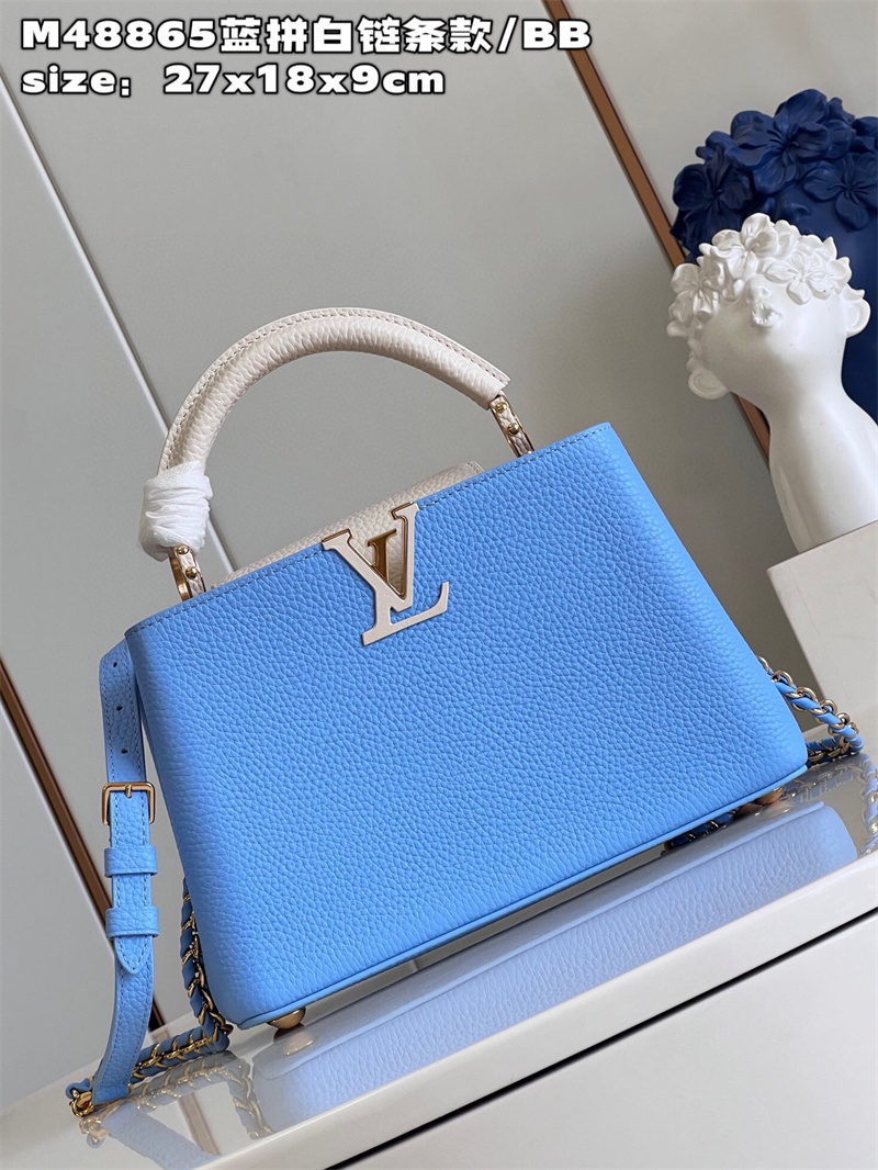 루이비통 카퓌신 스몰 블루 M23456 GZ