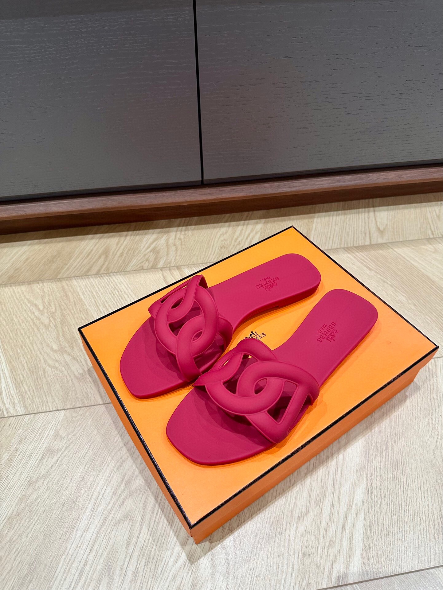 에르메스 2024 여성용 PVC 슬리퍼 WA3326 OS