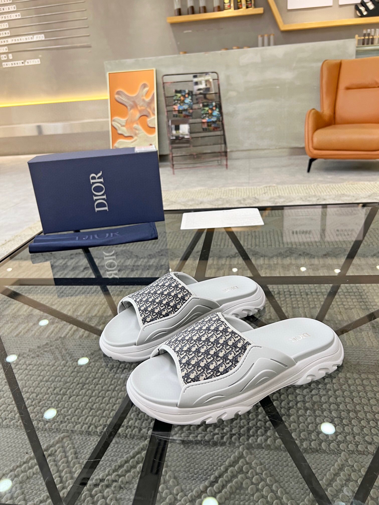 크리스챤 디올 2024 남성용 슬리퍼 CD217 SH-E