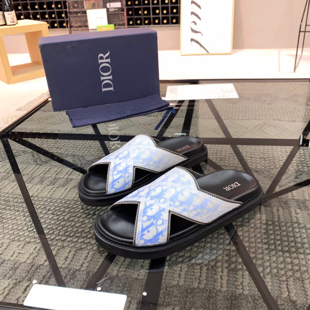 크리스챤 디올 2024 남성용 슬리퍼 CD222 SH-E