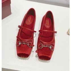 구찌  2024 여성용 플랫 슈즈 WA4085 DN