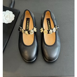 샤넬  2024 여성용 플랫 슈즈 WA4089 DN