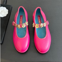 샤넬  2024 여성용 플랫 슈즈 WA4091 DN