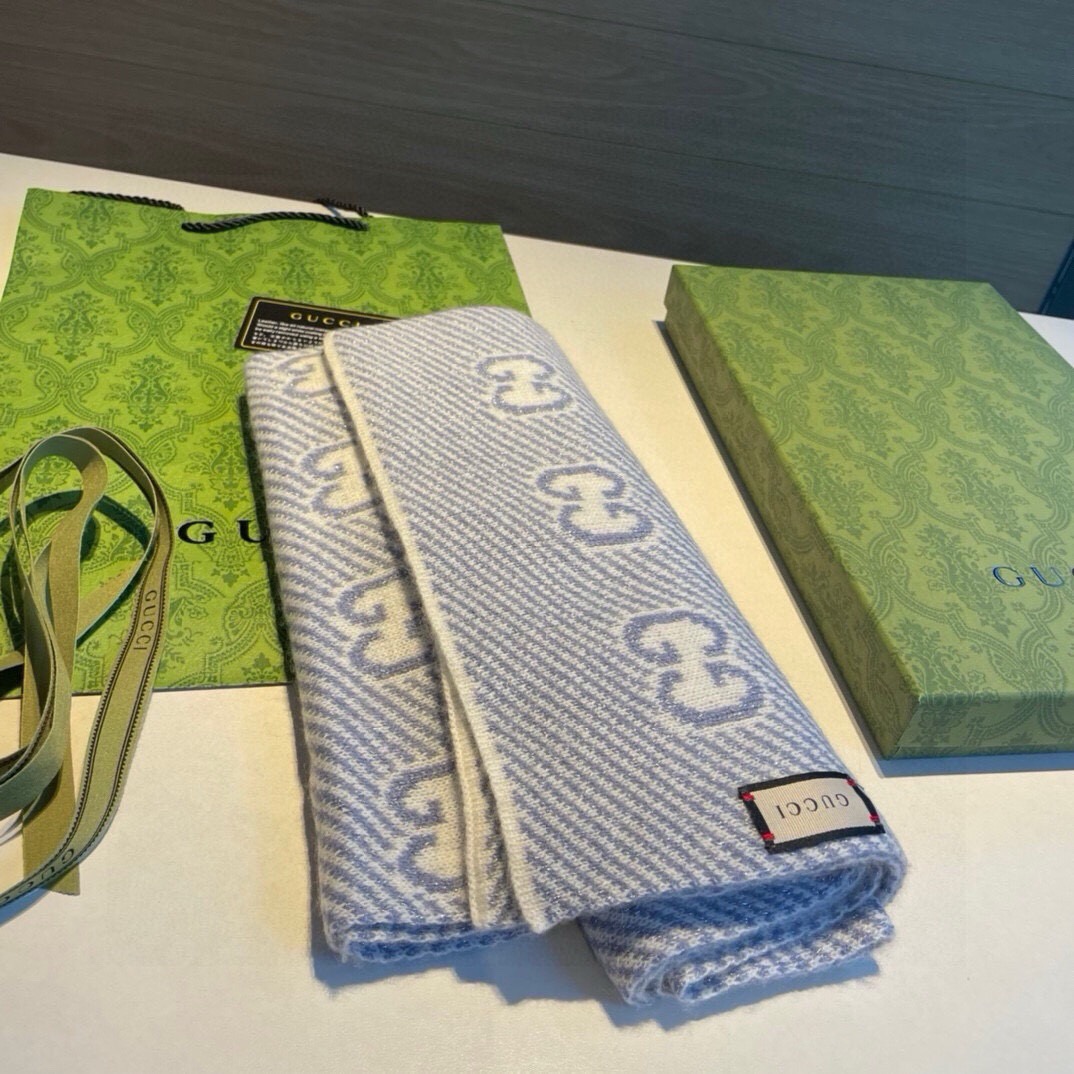 구찌 캐시미어 스카프 SN1039 SG1_A