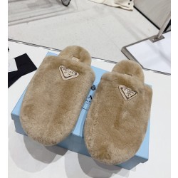 프라다 2024 여성용 울 슬리퍼 WA4593 DN