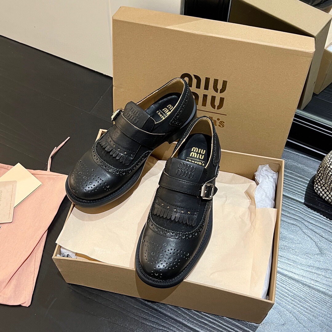 미우미우 2024 여성용 로퍼 WA4902 DN