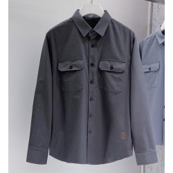 브루넬로 쿠치넬리 2025 남성용 셔츠 BL1116 HD