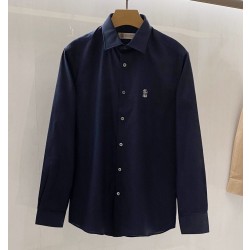 브루넬로 쿠치넬리 2025 남성용 셔츠 BL1122 HD