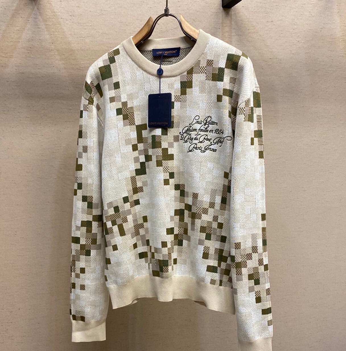 루이비통 2025 남성용 울 풀오버 LV1621 HD