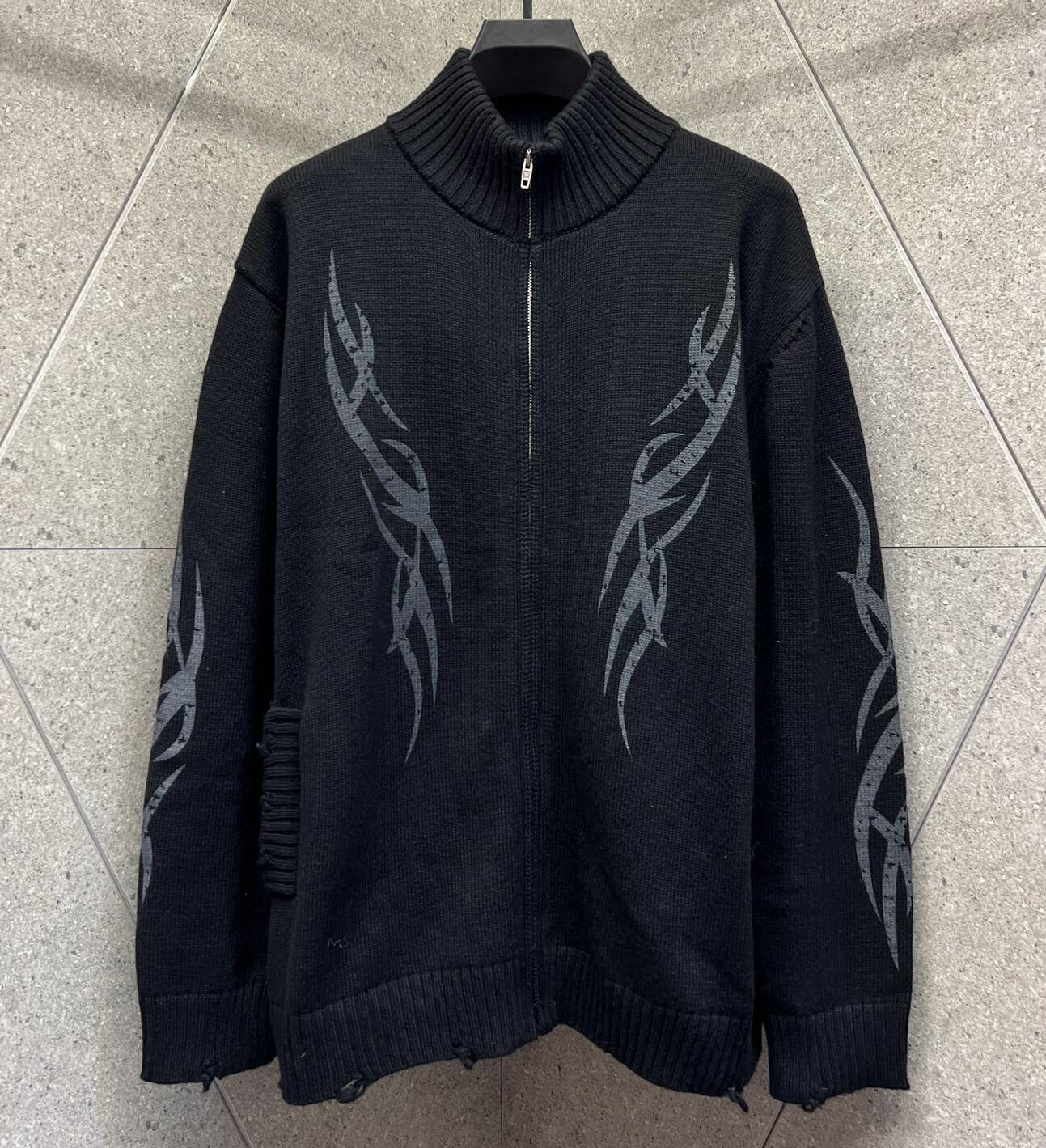 발렌시아가 2025 남성용 니트가디건 BL1186 HD