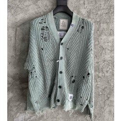 메종미하라야스히로 2025 남성용 니트 가디건   GT009  HD