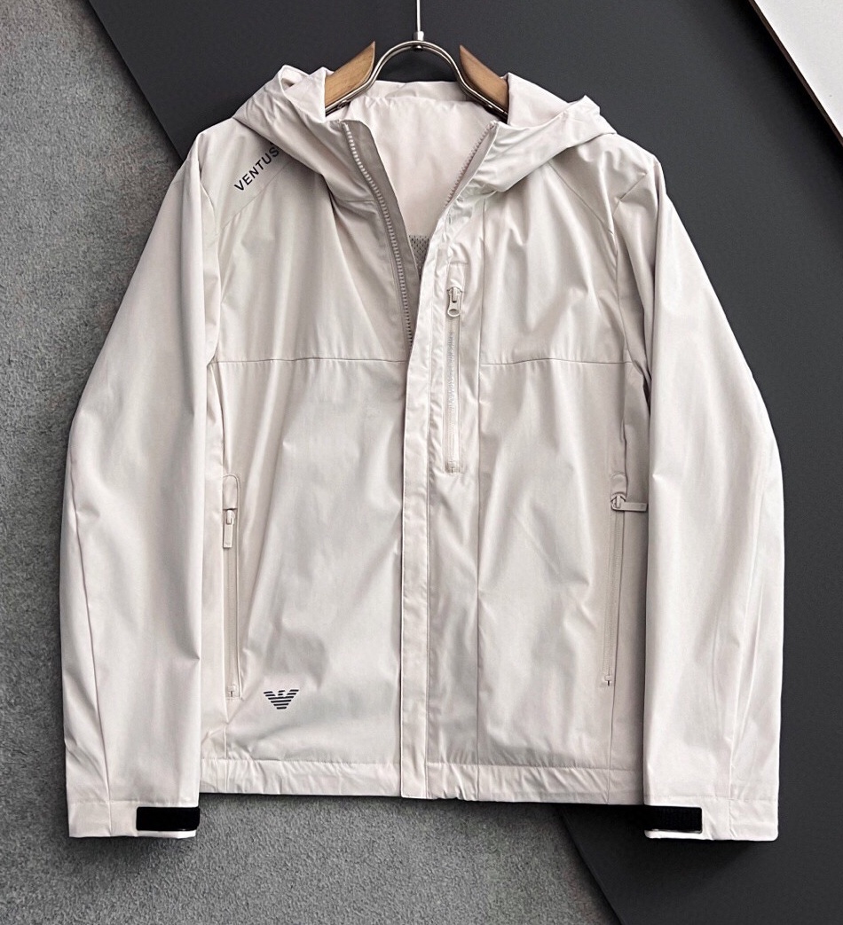 알마니 2025 남성용 바람막이 후드자켓 AM116 YB