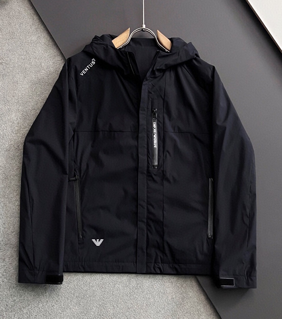 알마니 2025 남성용 바람막이 후드자켓 AM117 YB