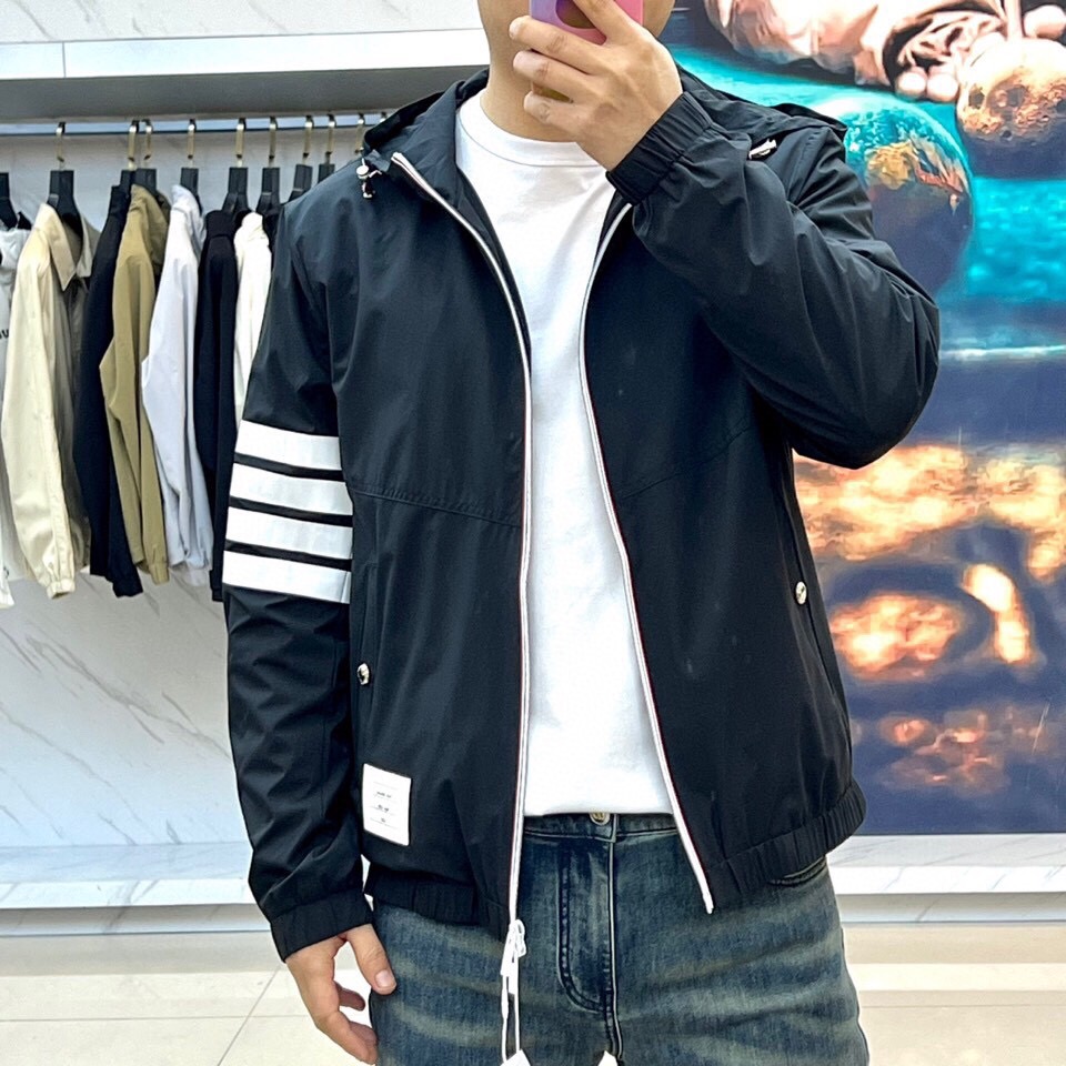 톰브라운 2025 남성용 바람막이 후디자켓 TB1160 PD