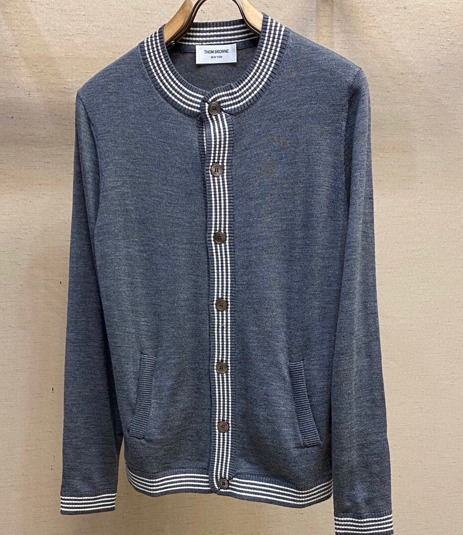 톰브라운 2025 남성용 울 가디건 TB1164 HD