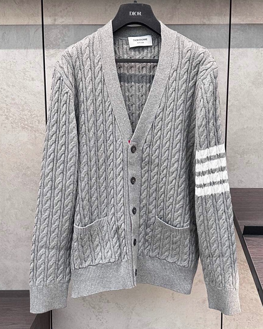 톰브라운 2025 남성용 니트가디건 TB1175 HD