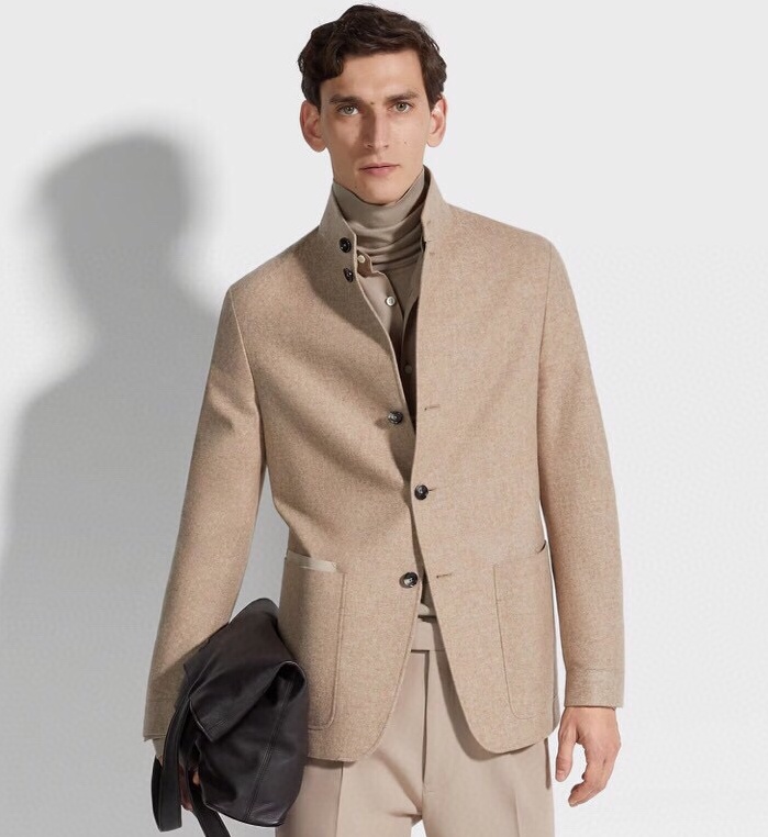 제냐 2025 남성용 (캐시미어+잠사) 정장자켓 ZN492 YB