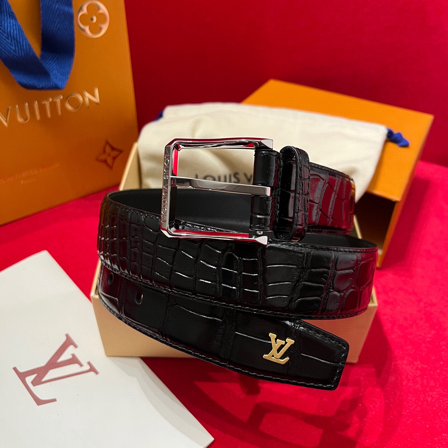 루이비통 2025 남성용 벨트 LV147 GD