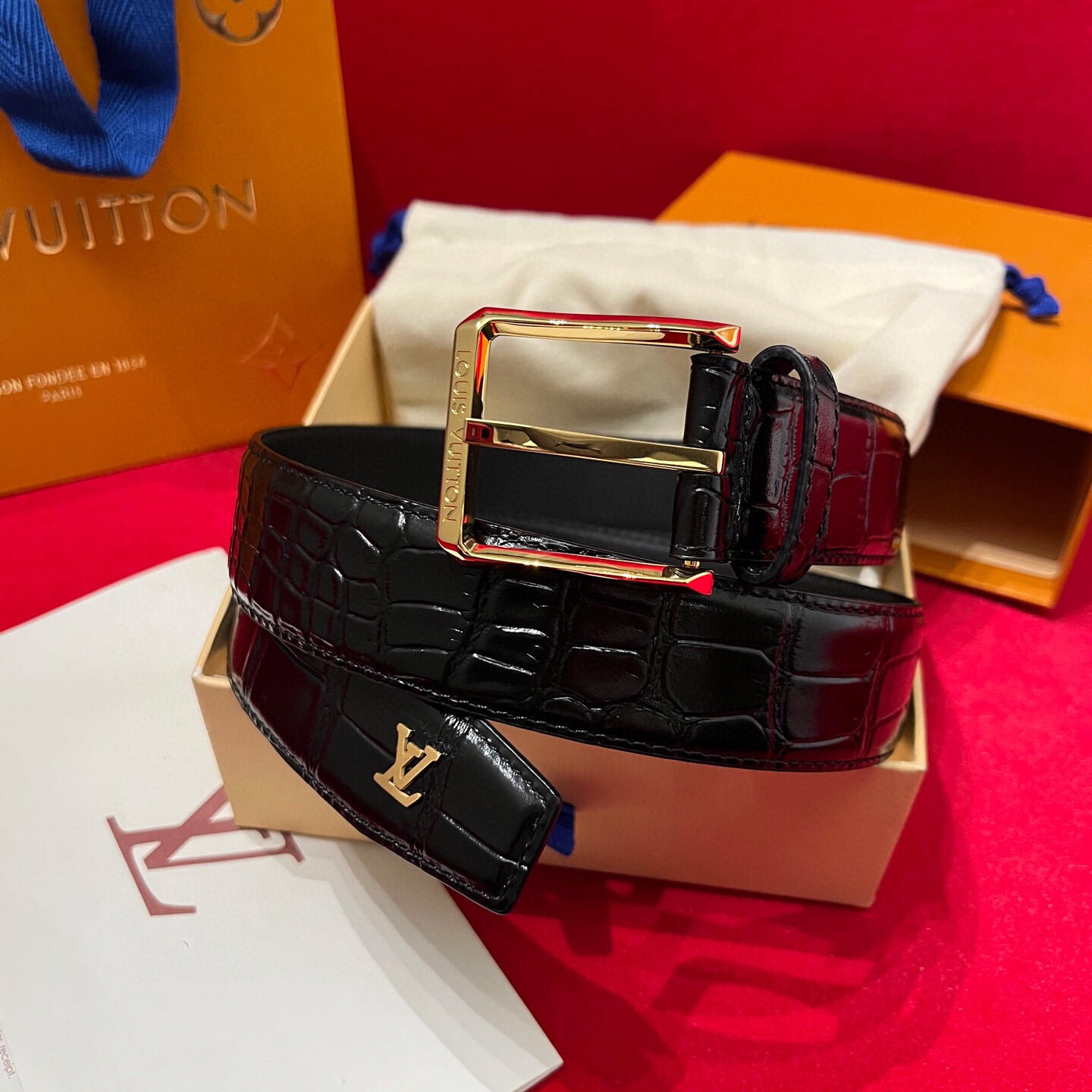 루이비통 2025 남성용 벨트 LV148 GD