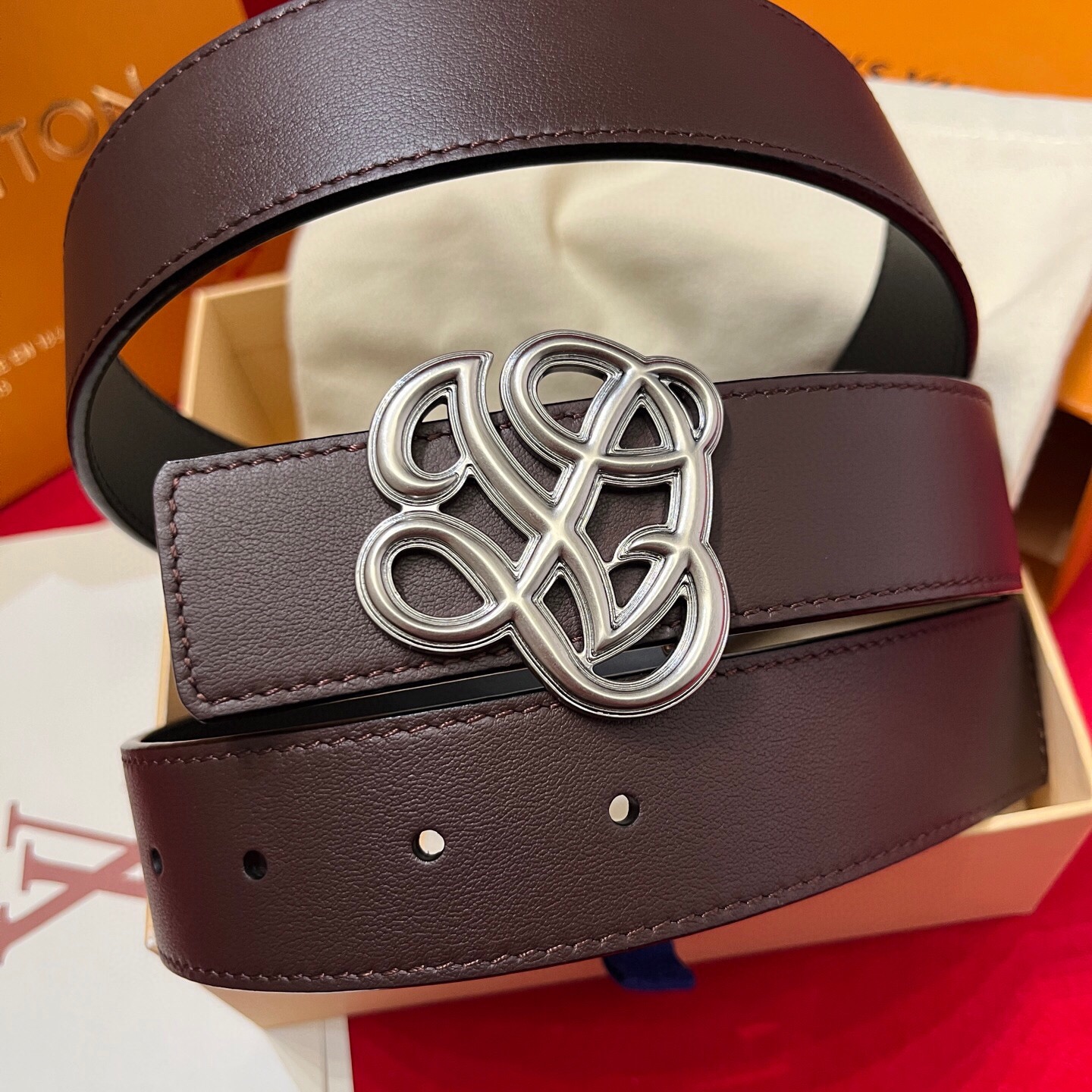 루이비통 2025 남성용 벨트 LV165 GD