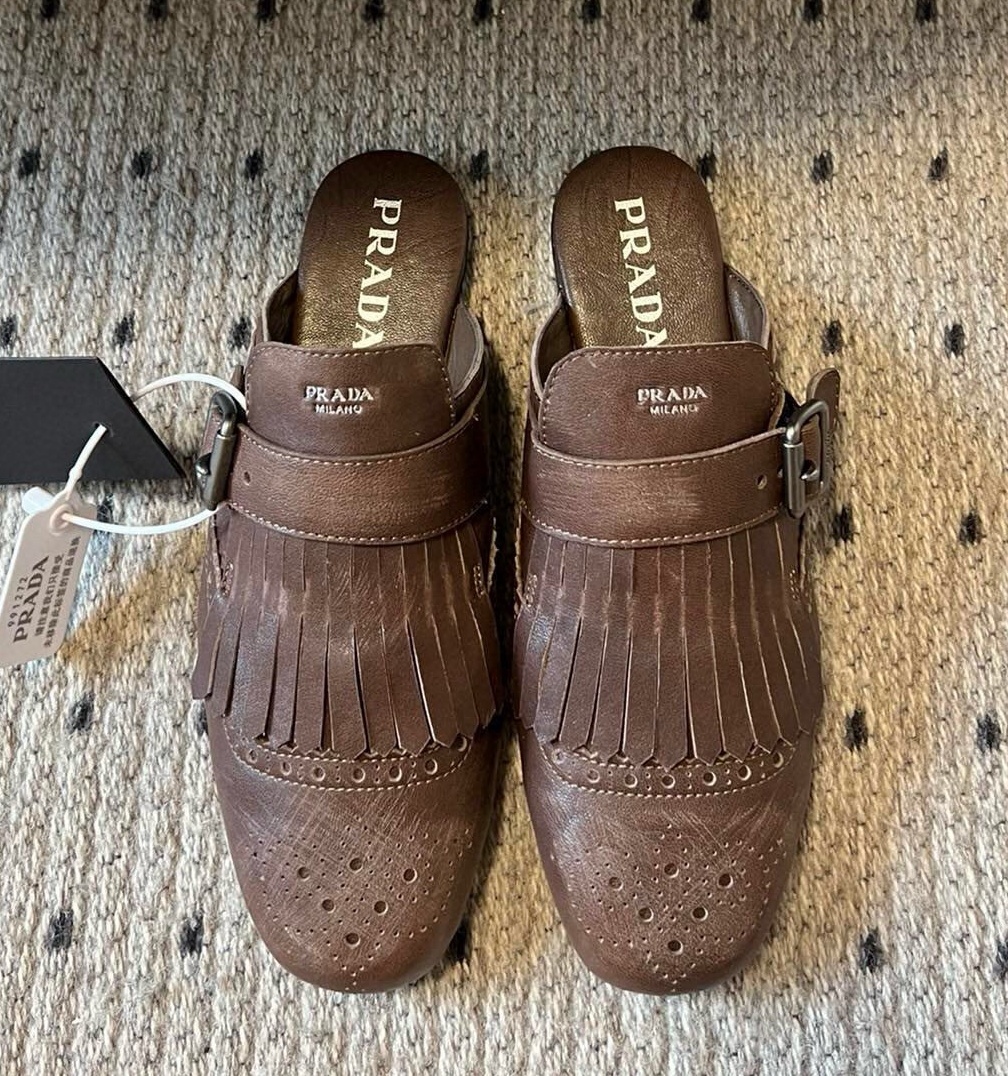 프라다 2025 여성 플랫 슬리퍼 WA5405 DN