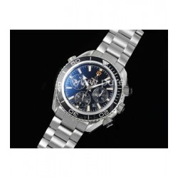 [홍콩명품시계.OMEGA] 오메가 시마스터 크로노 43mm 블랙 베젤 블랙 다이얼 메탈스트랩
