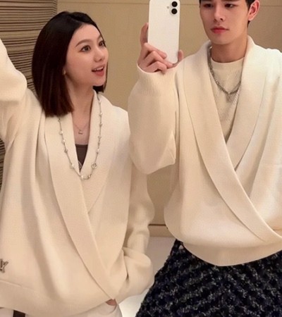 [홍콩명품.LOUIS VUITTON] 루이비통 25SS 로고 울혼방 가디건 LV1841 HD 홍콩명품의류,구매대행,온라인명품