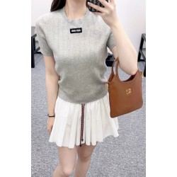 [홍콩명품.MIUMIU ]  미우미우 2025 여성용 반팔 WA5722 JS-A 홍콩명품의류,구매대행,온라인명품