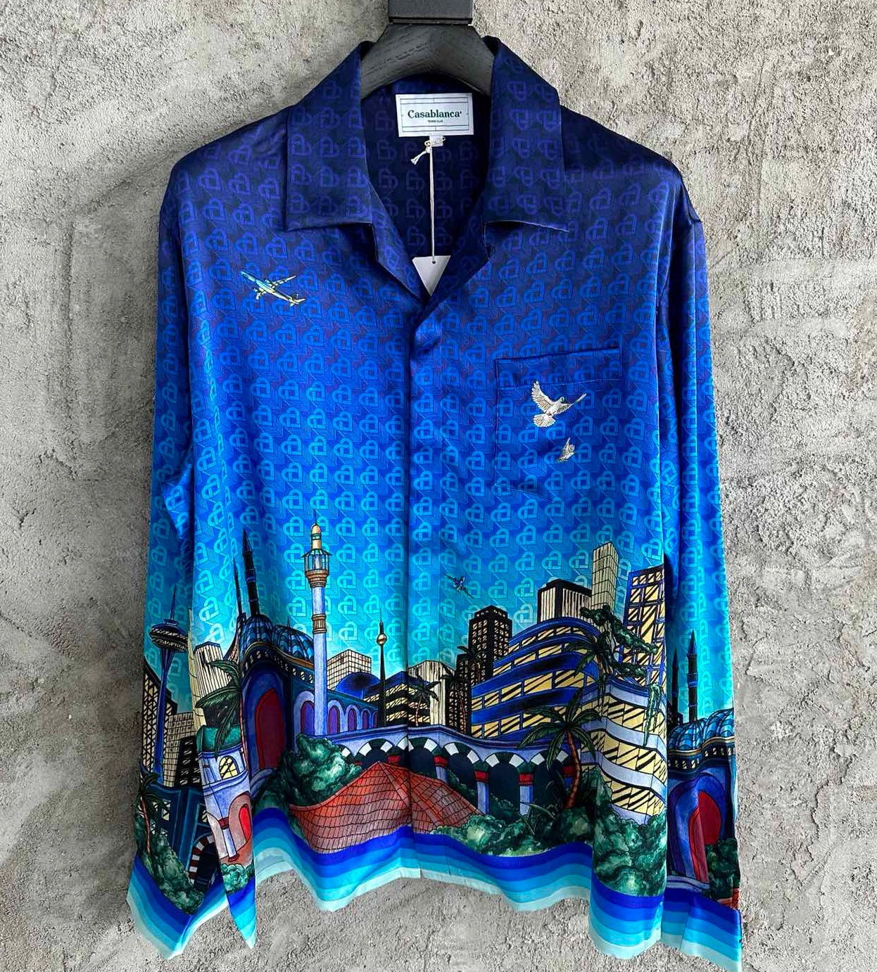 [홍콩명품.CSSABLANCA] 카사블랑카 2025 남성용 실크 긴팔셔츠세트 GT144 HD 홍콩명품의류,구매대행,온라인명품