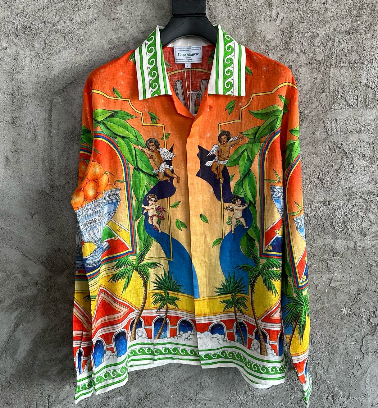 [홍콩명품.CSSABLANCA] 카사블랑카 2025 남성용 린넨 셔츠 GT161 HD 홍콩명품의류,구매대행,온라인명품