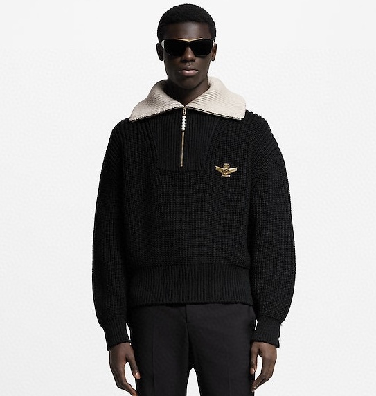 [홍콩명품.LOUIS VUITTON] 루이비통 25SS 로고 울혼방 풀오버 LV1944 YB 홍콩명품의류,구매대행,온라인명품