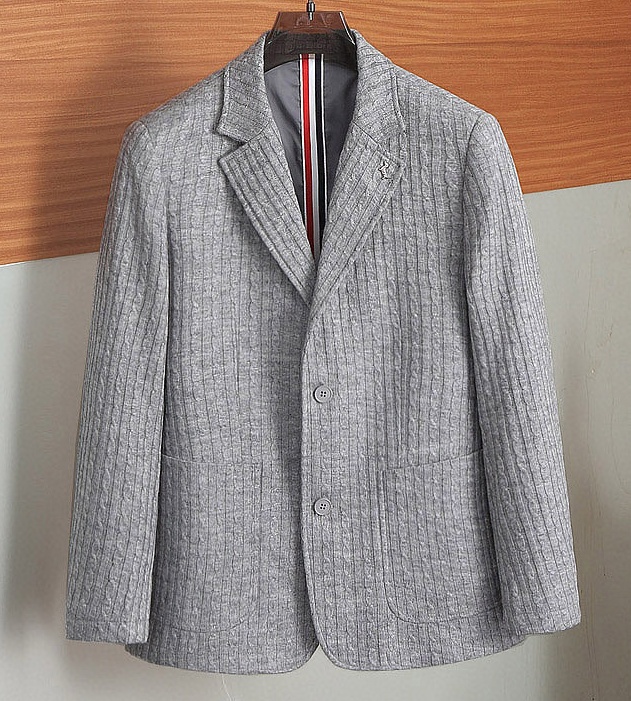 [홍콩명품.THOM BROWNE ] 톰 브라운 2025 남성용 니트 수트자켓 TB1225 HD 홍콩명품의류,구매대행,온라인명품