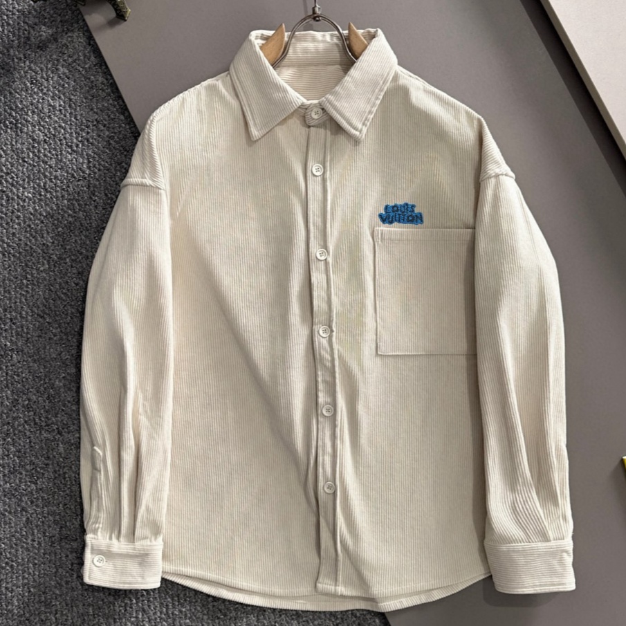 {홍콩명품.LOUIS VUITTON] 루이비통 2025 남성용 코르덴 셔츠 LV2012 PD 홍콩명품의류,구매대행,온라인명품