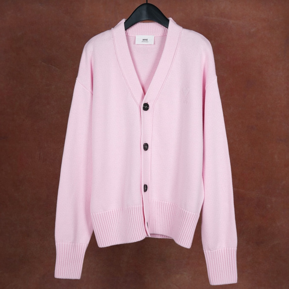 [홍콩명품.AMI] 아미 2025 남성용 니트가디건  AM025 YB 홍콩명품의류,구매대행,온라인명품