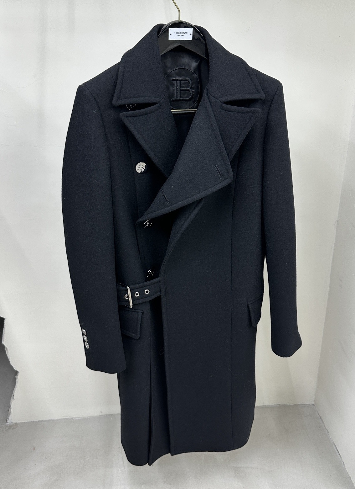 [홍콩명품.BALMAIN] 발망 25SS 로고 패턴 울 코트  BM032 HD 홍콩명품의류,구매대행,온라인명품