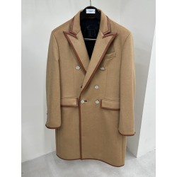 [홍콩명품.BALMAIN] 발망 25SS 로고 패턴 울 코트  BM033 HD 홍콩명품의류,구매대행,온라인명품