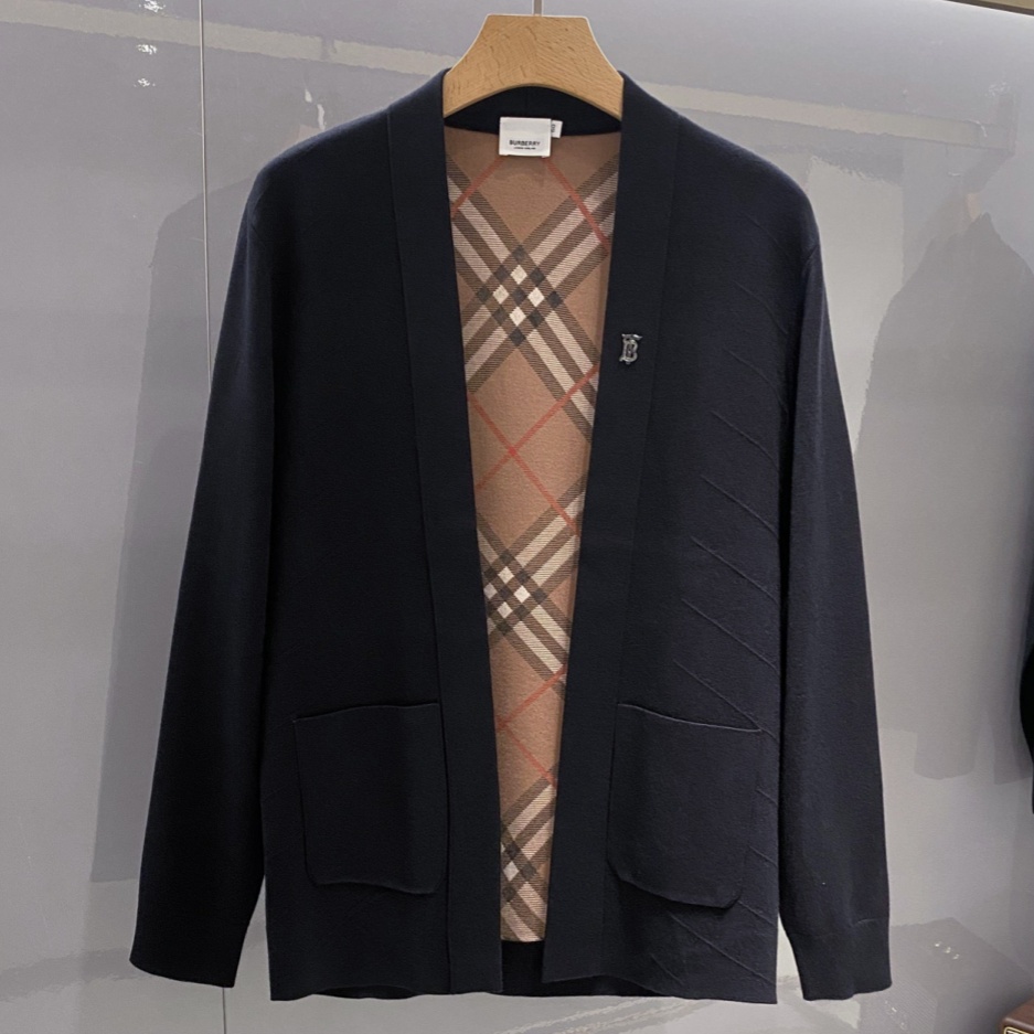 [홍콩명품.BURBERRY] 버버리 2025 남성용 니트가디건 BU1323 HD 홍콩명품의류,구매대행,온라인명품