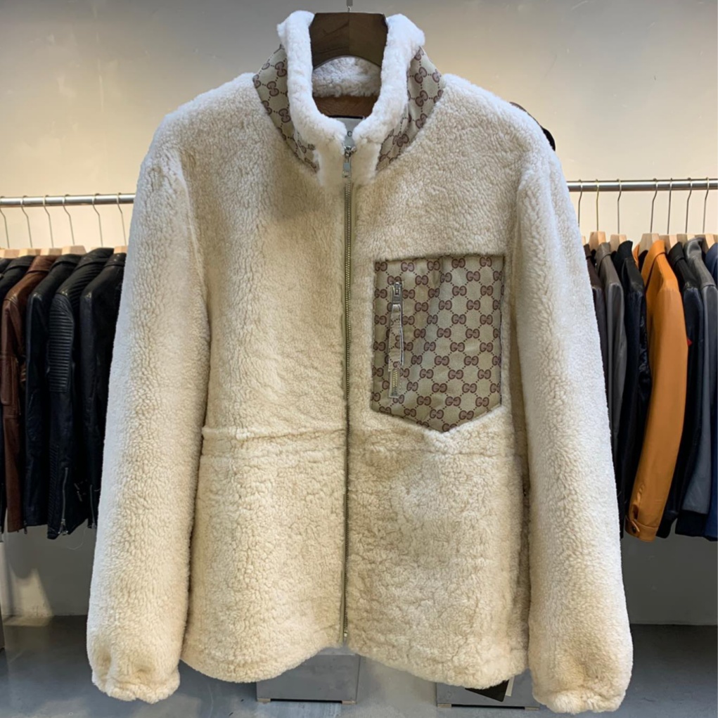 [홍콩명품.GUCCI] 구찌 2025 남성용 모피일체 양가죽코트 GC509 HD 홍콩명품의류,구매대행,온라인명품